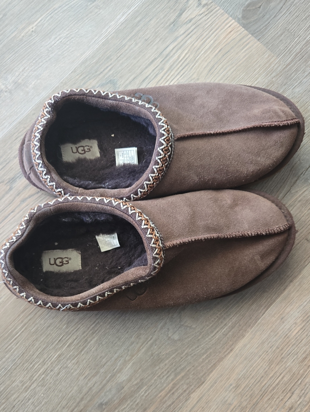 UGG Mens Tasman Chocolate Brown Slip Ons